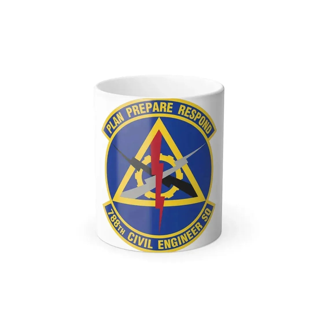 788 Civil Engineer Squadron AFMC (U.S. Air Force) Color Changing Coffee Mug 11oz - Go Mug Yourself