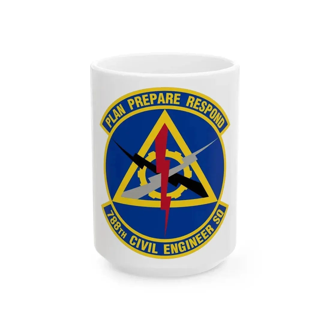 788 Civil Engineer Squadron AFMC (U.S. Air Force) White Coffee Mug 15oz - Go Mug Yourself
