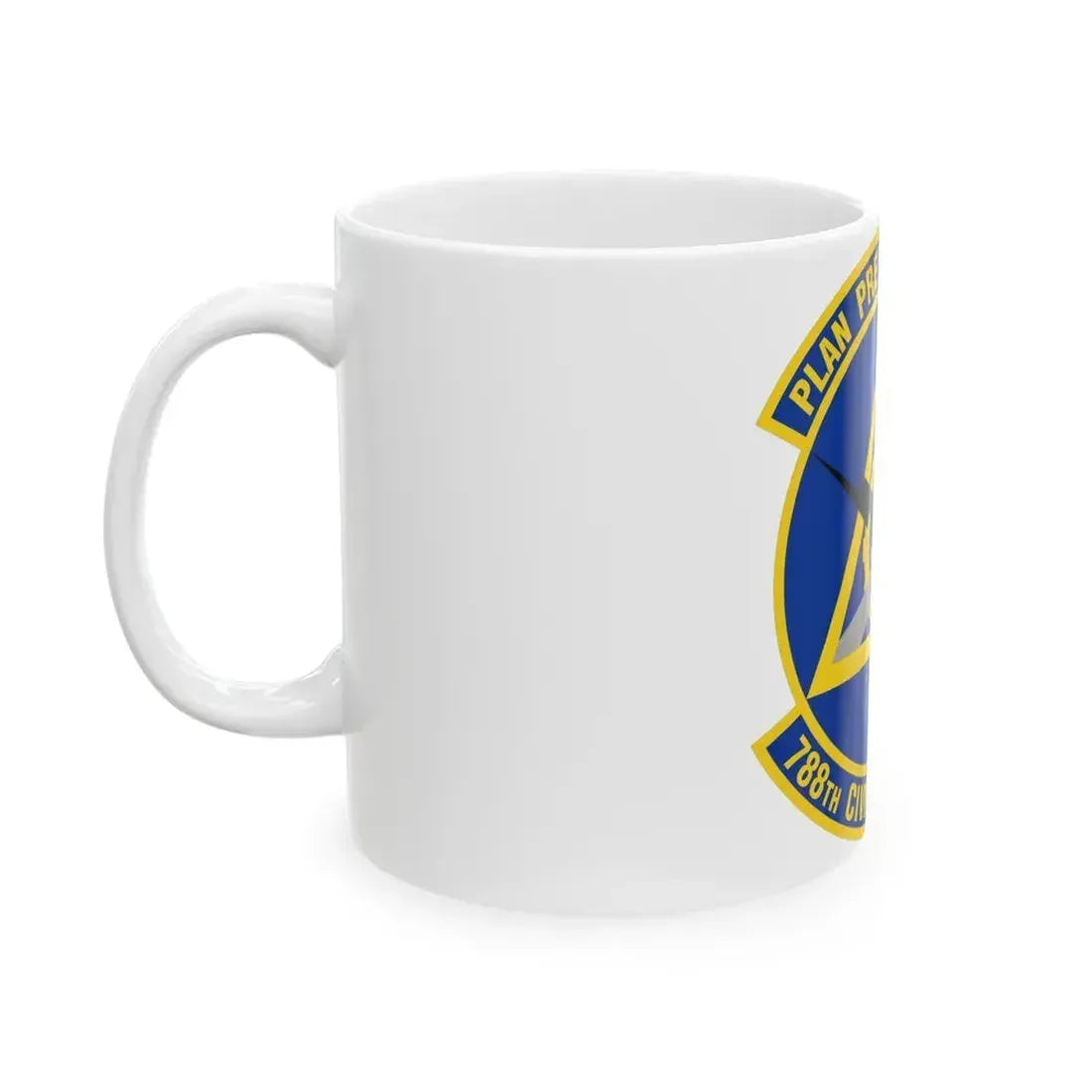 788 Civil Engineer Squadron AFMC (U.S. Air Force) White Coffee Mug - Go Mug Yourself