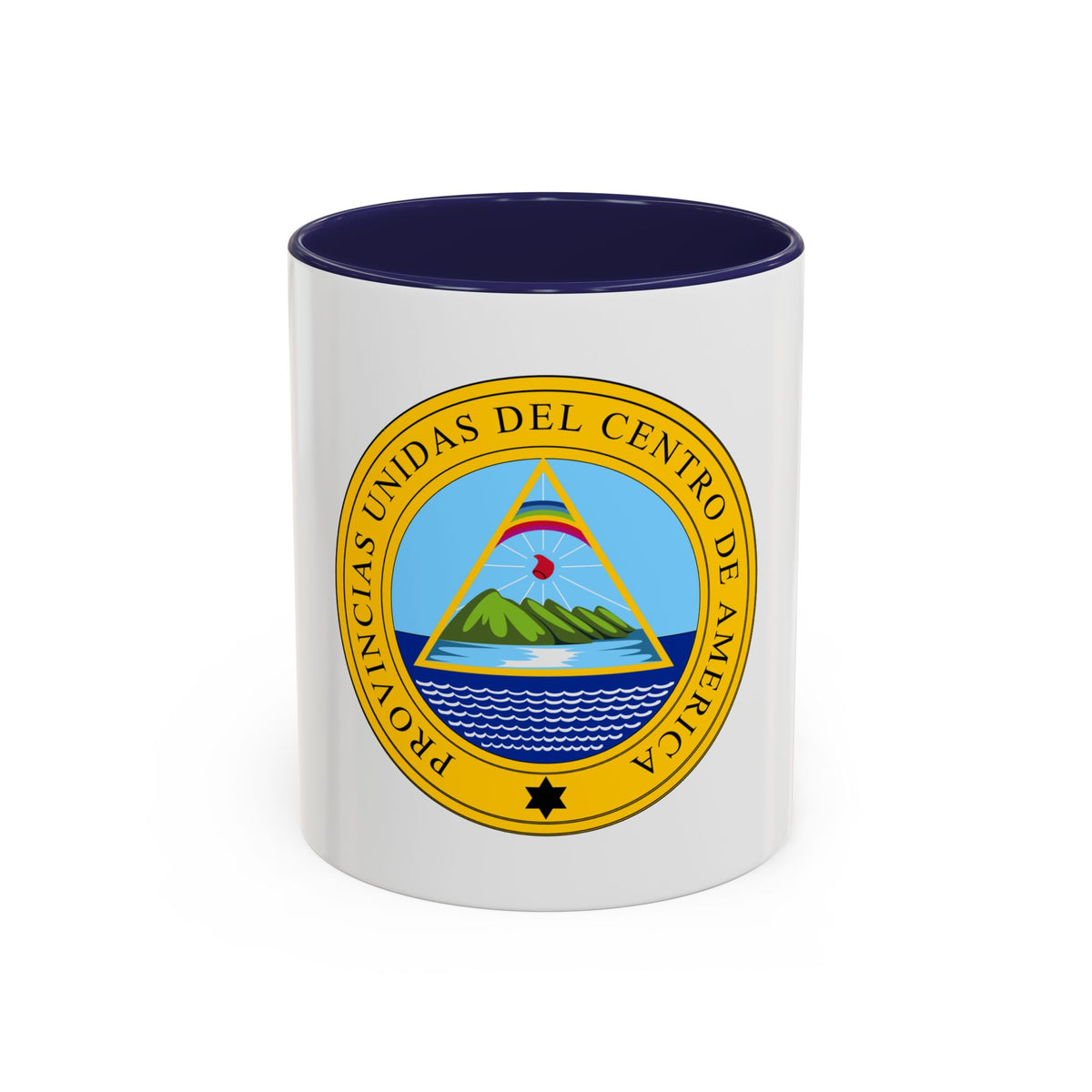 Coat of arms of the United Provinces of Central America - Accent Coffee Mug
