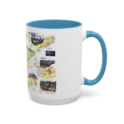 Spain and Portugal - A Traveller's Map (1998) (Map) Accent Coffee Mug