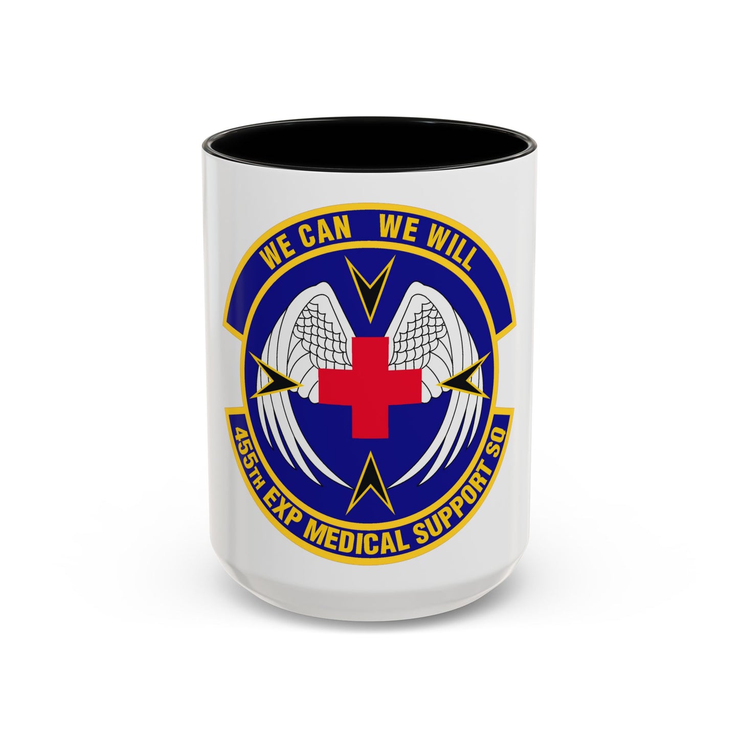 455th Expeditionary Medical Support Squadron (U.S. Air Force) Accent Coffee Mug
