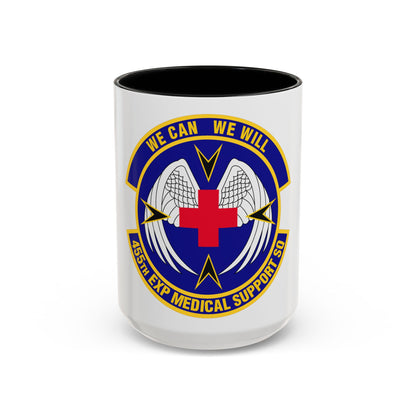 455th Expeditionary Medical Support Squadron (U.S. Air Force) Accent Coffee Mug