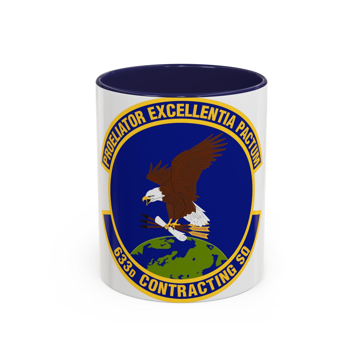 633d Contracting Squadron (U.S. Air Force) Accent Coffee Mug