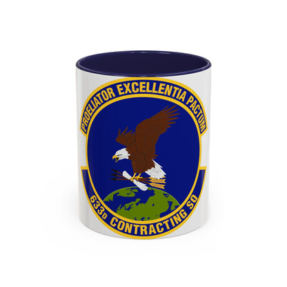 633d Contracting Squadron (U.S. Air Force) Accent Coffee Mug