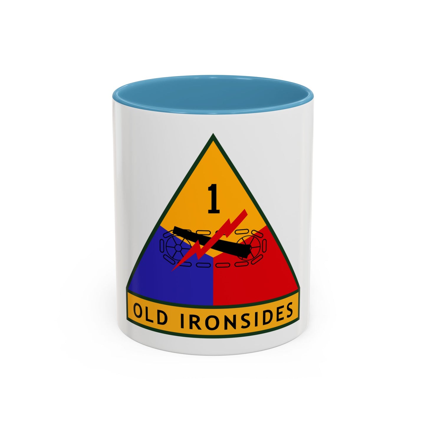 1st Armored Division (U.S. Army) Accent Coffee Mug