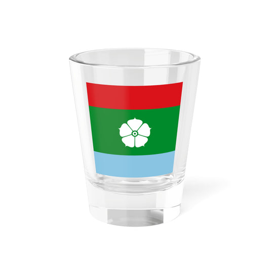 Прапор міста Деражне Рівненська (Ukraine) Shot Glass 1.5oz