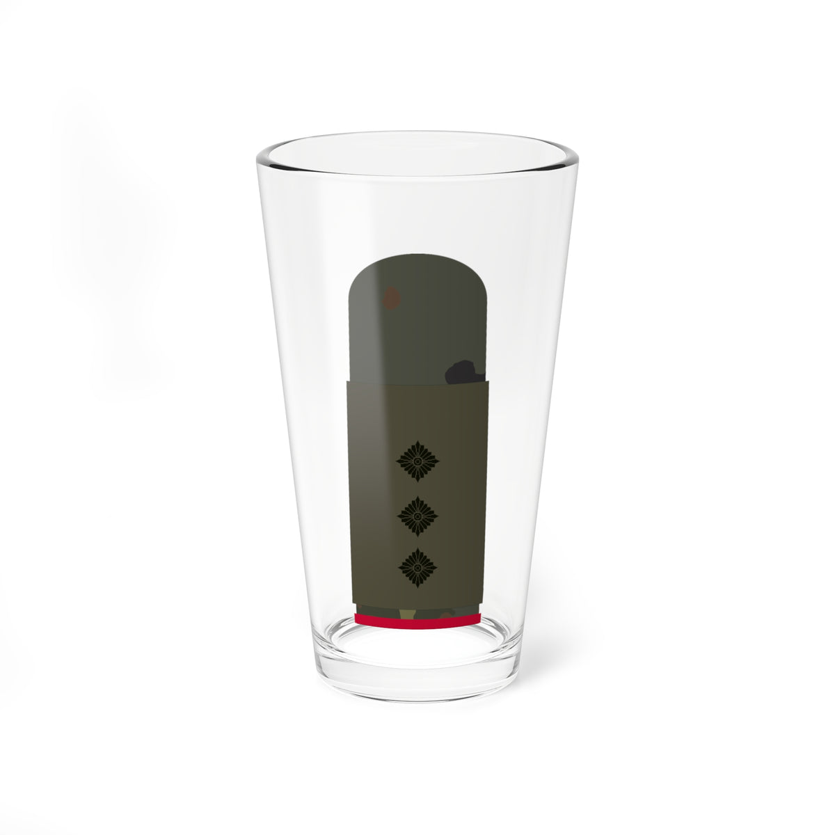 HA OS5 43 Hauptmann i.G. (Germany) (Military Rank) Pint Glass 16oz