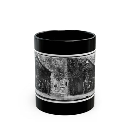 Bealeton, Virginia. General Marsena R. Patrick And Staff(2) (U.S. Civil War) Black Coffee Mug
