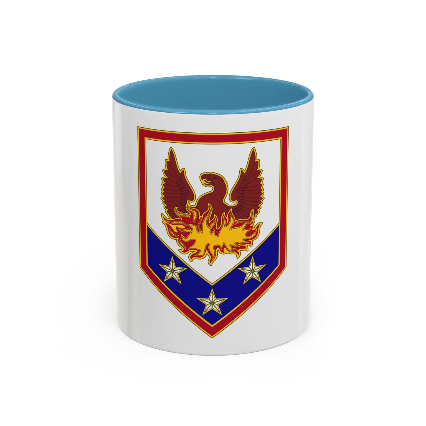 110 Maneuver Enhancement Brigade (U.S. Army) Accent Coffee Mug
