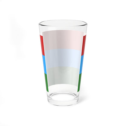 Flag of Karelia (Russia) Pint Glass 16oz
