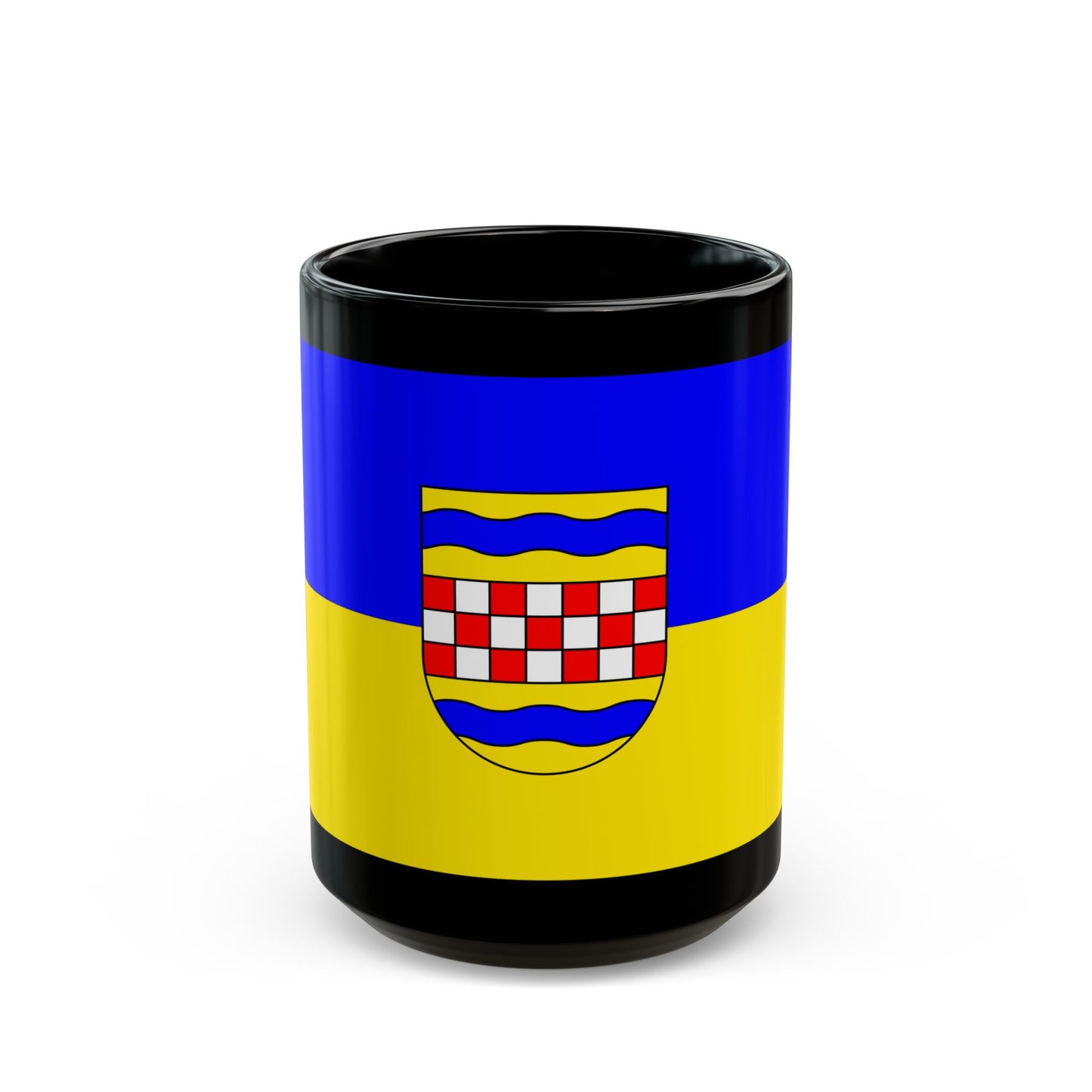 Flag of Ennepe Ruhr 2 Germany - Black Coffee Mug-15oz-Go Mug Yourself