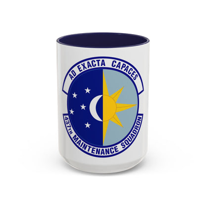 437th Maintenance Squadron (U.S. Air Force) Accent Coffee Mug