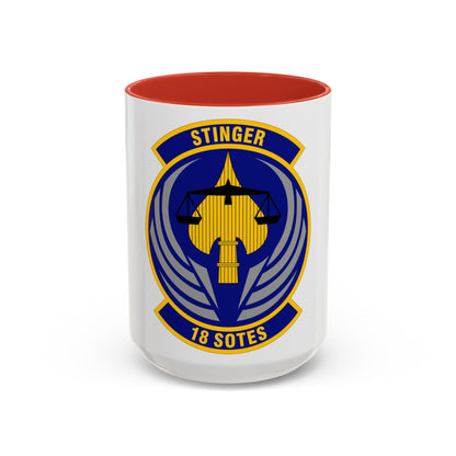 18 Special Operations Test and Evaluation Squadron AFSOC (U.S. Air Force) Accent Coffee Mug