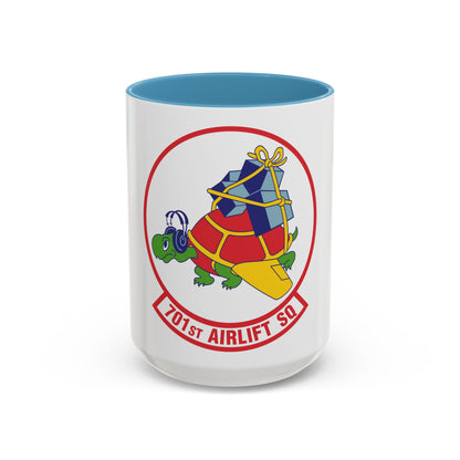 701st Airlift Squadron (U.S. Air Force) Accent Coffee Mug