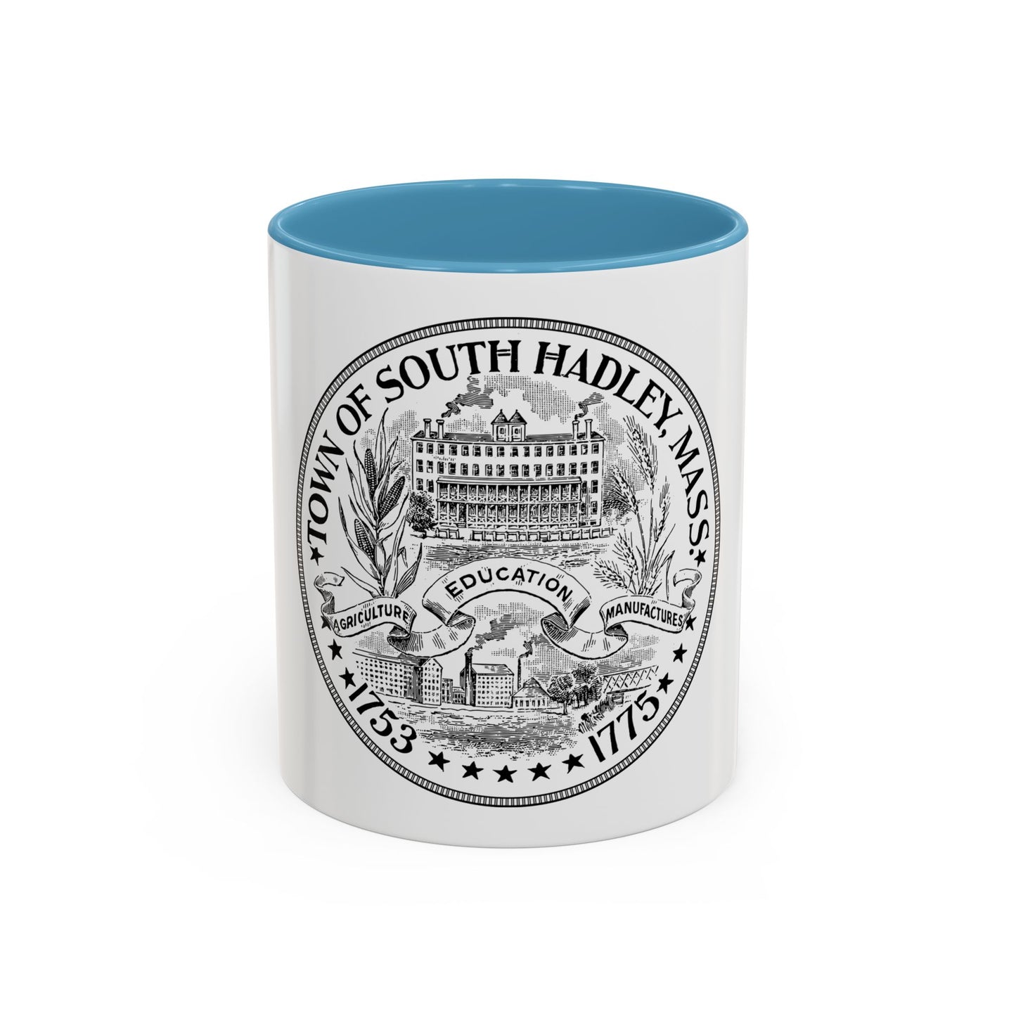 Seal of South Hadley Massachusetts - Accent Coffee Mug