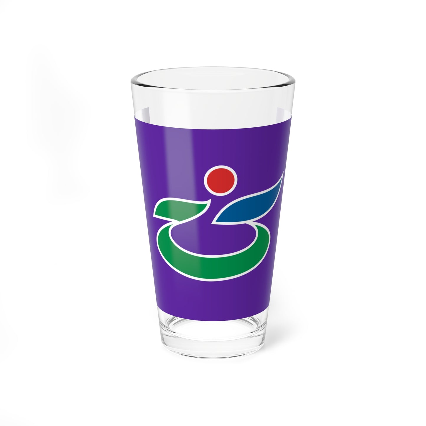 Flag of Hidaka Hokkaido (Japan) Pint Glass 16oz