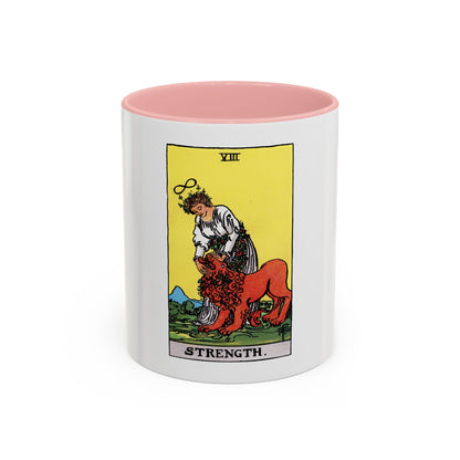 Strength (Tarot Card) Accent Coffee Mug