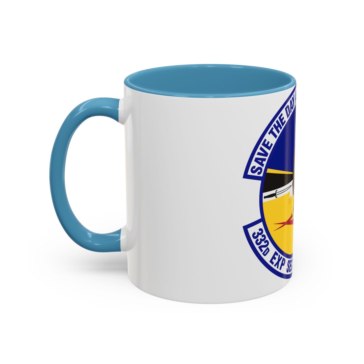 332d Expeditionary Security Forces Squadron (U.S. Air Force) Accent Coffee Mug