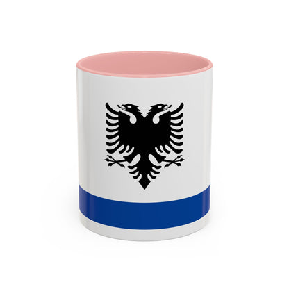 Government Ensign of Albania - Accent Coffee Mug