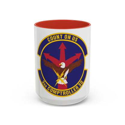 3d Comptroller Squadron (U.S. Air Force) Accent Coffee Mug