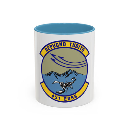 451st Expeditionary Operations Support Squadron (U.S. Air Force) Accent Coffee Mug