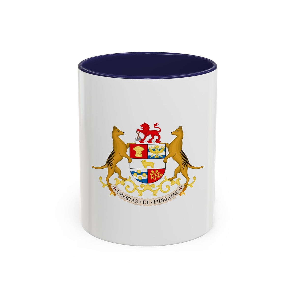 Coat of arms of Tasmania - Accent Coffee Mug