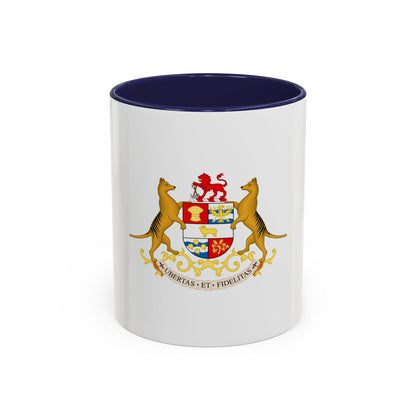 Coat of arms of Tasmania - Accent Coffee Mug