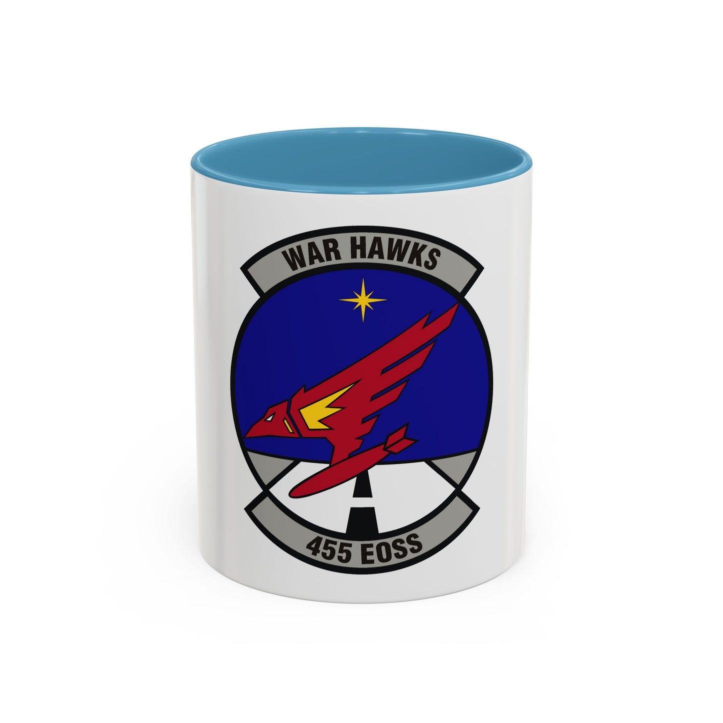 455th Expeditionary Operations Support Squadron (U.S. Air Force) Accent Coffee Mug