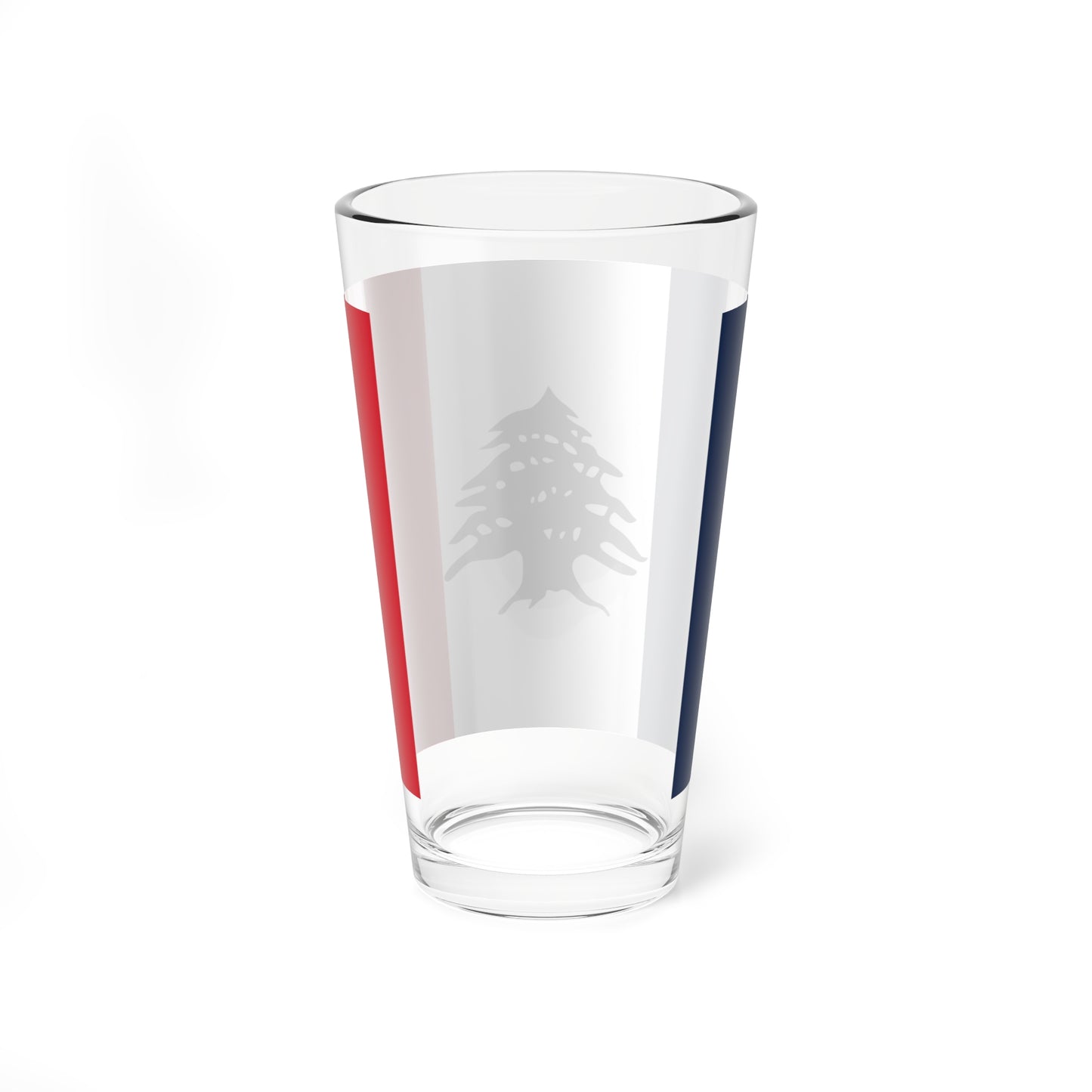 Flag of Lebanon during French Mandate 1920-1943 2 (Lebanon) Pint Glass 16oz