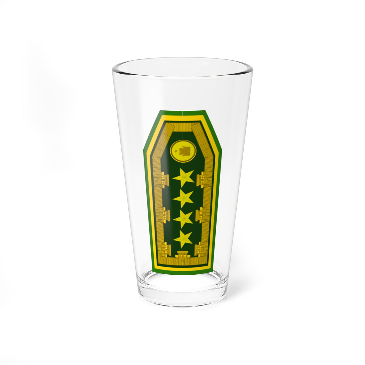 SS.OO.1.GEND.DIRECTOR GENERAL (Chile) (Military Rank) Pint Glass 16oz