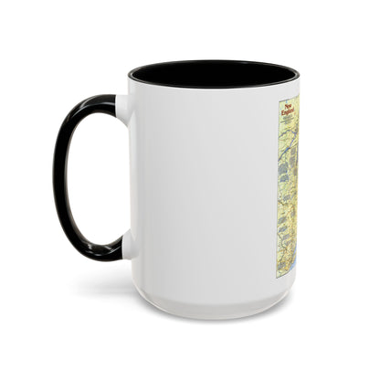USA - New England 1 (1987) (Map) Accent Coffee Mug