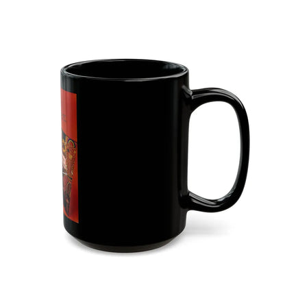 Santana - Abraxas 1970 (Music Poster) Black Coffee Mug-Go Mug Yourself