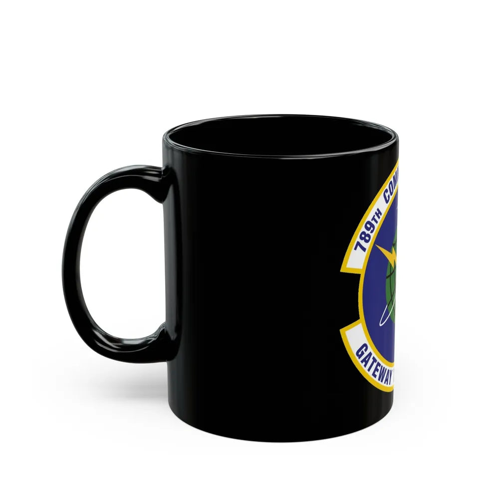 789th Communications Squadron (U.S. Air Force) Black Coffee Mug-Go Mug Yourself