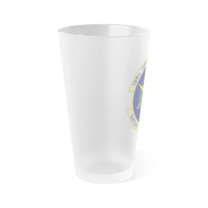 789th Communications Squadron (U.S. Air Force) Frosted Pint Glass 16oz-Go Mug Yourself