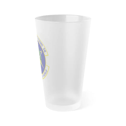 789th Communications Squadron (U.S. Air Force) Frosted Pint Glass 16oz-Go Mug Yourself