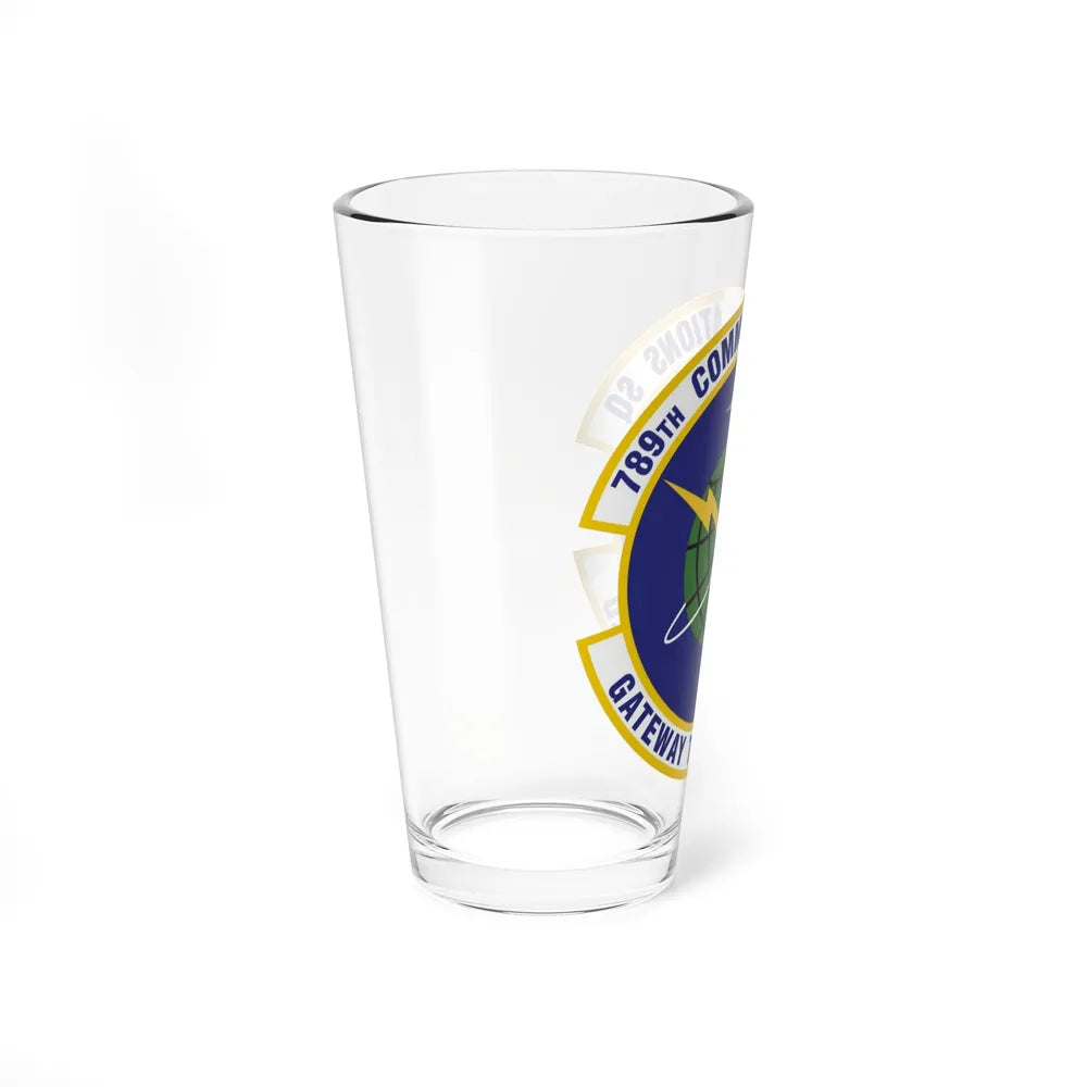 789th Communications Squadron (U.S. Air Force) Pint Glass 16oz-Go Mug Yourself