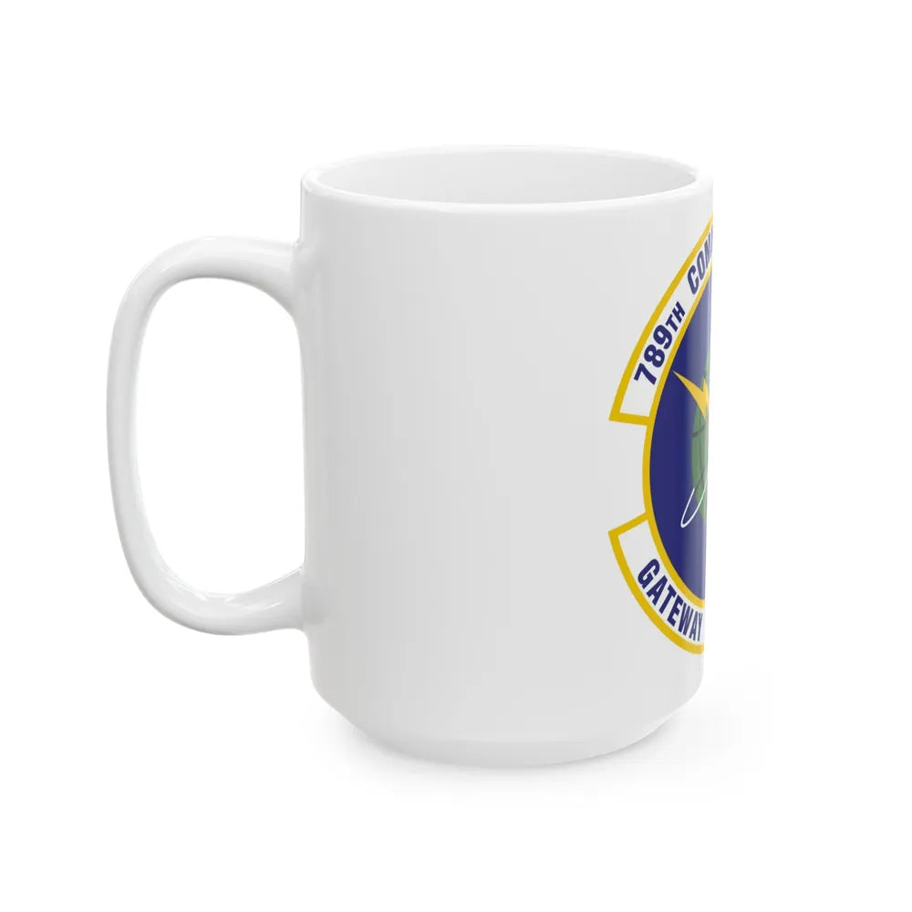 789th Communications Squadron (U.S. Air Force) White Coffee Mug-Go Mug Yourself