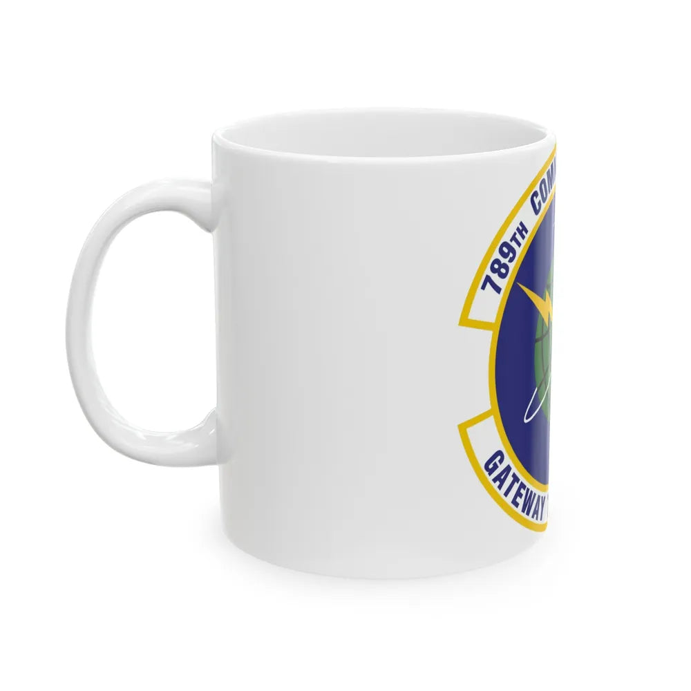 789th Communications Squadron (U.S. Air Force) White Coffee Mug-Go Mug Yourself