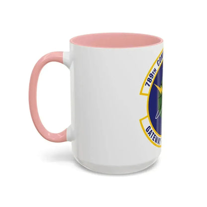 789th Communications Squadron (U.S. Air Force) Accent Coffee Mug - Go Mug Yourself