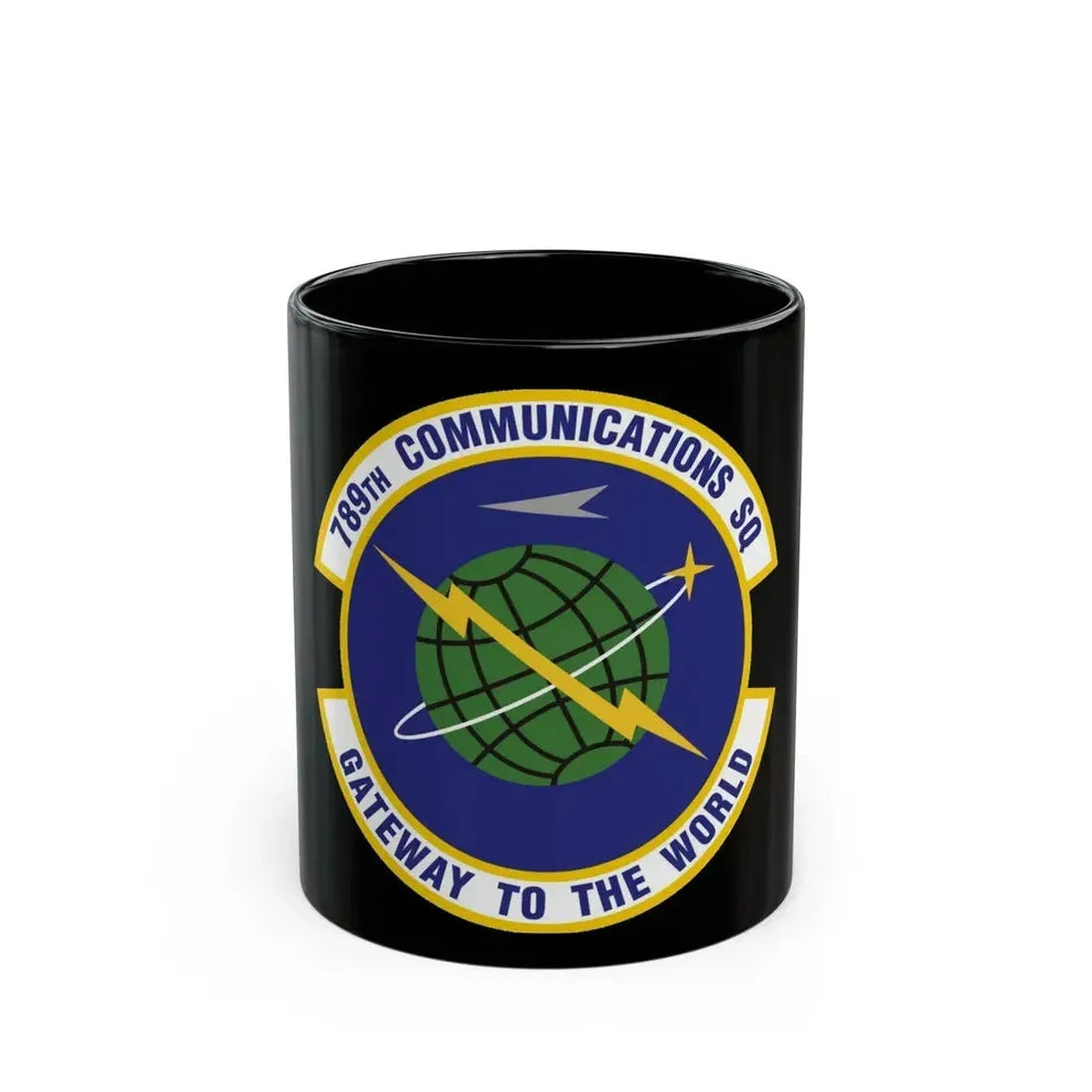 789th Communications Squadron (U.S. Air Force) Black Coffee Mug 11oz - Go Mug Yourself