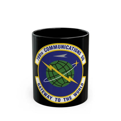 789th Communications Squadron (U.S. Air Force) Black Coffee Mug 11oz - Go Mug Yourself