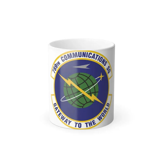 789th Communications Squadron (U.S. Air Force) Color Changing Coffee Mug 11oz - Go Mug Yourself