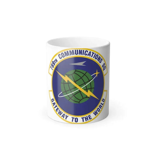 789th Communications Squadron (U.S. Air Force) Color Changing Coffee Mug 11oz - Go Mug Yourself
