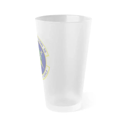 789th Communications Squadron (U.S. Air Force) Frosted Pint Glass 16oz - Go Mug Yourself