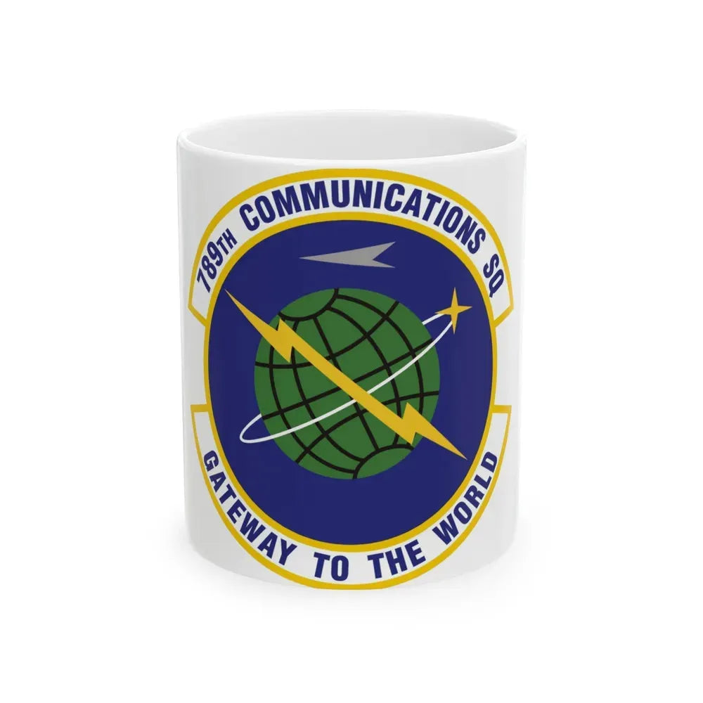 789th Communications Squadron (U.S. Air Force) White Coffee Mug 11oz - Go Mug Yourself