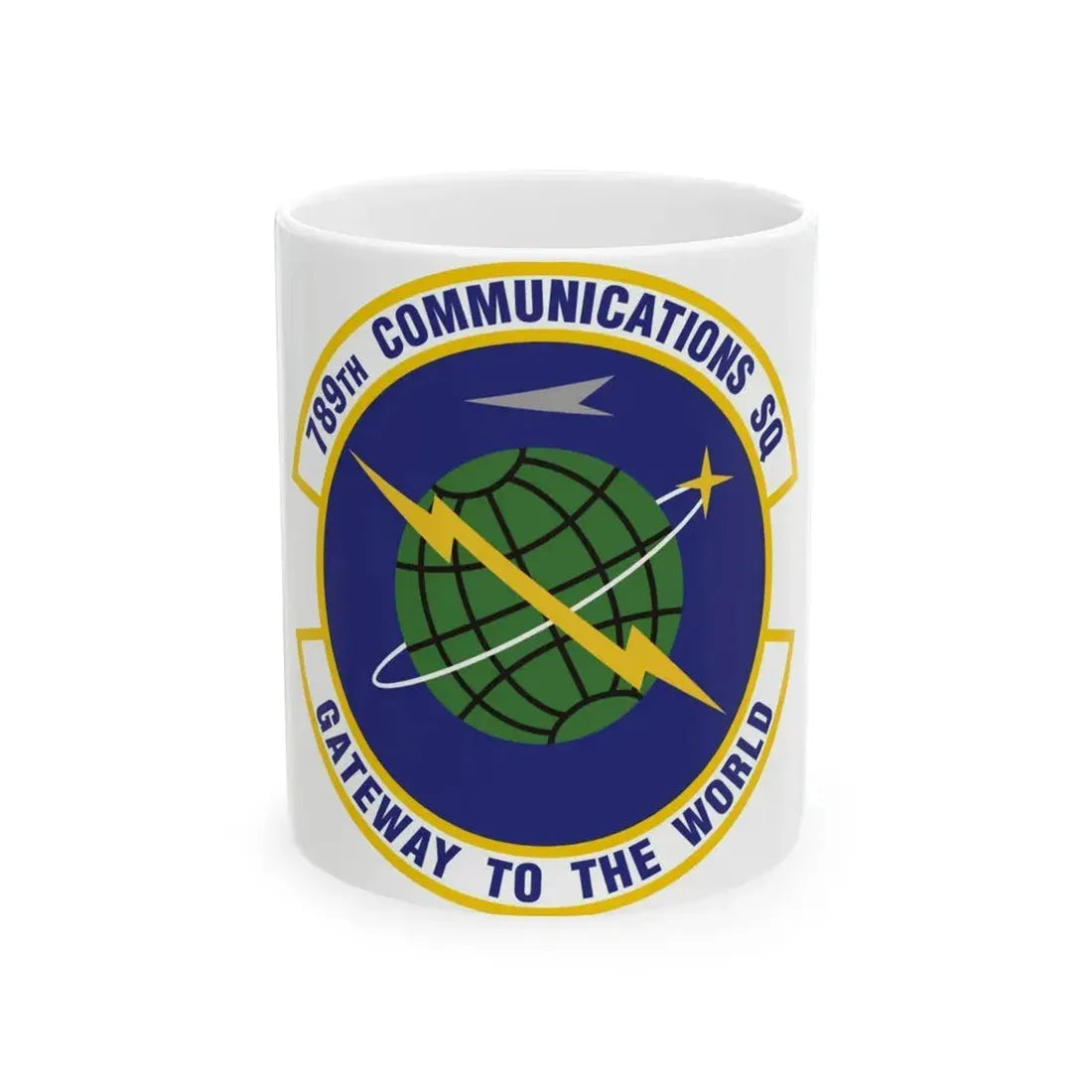 789th Communications Squadron (U.S. Air Force) White Coffee Mug 11oz - Go Mug Yourself