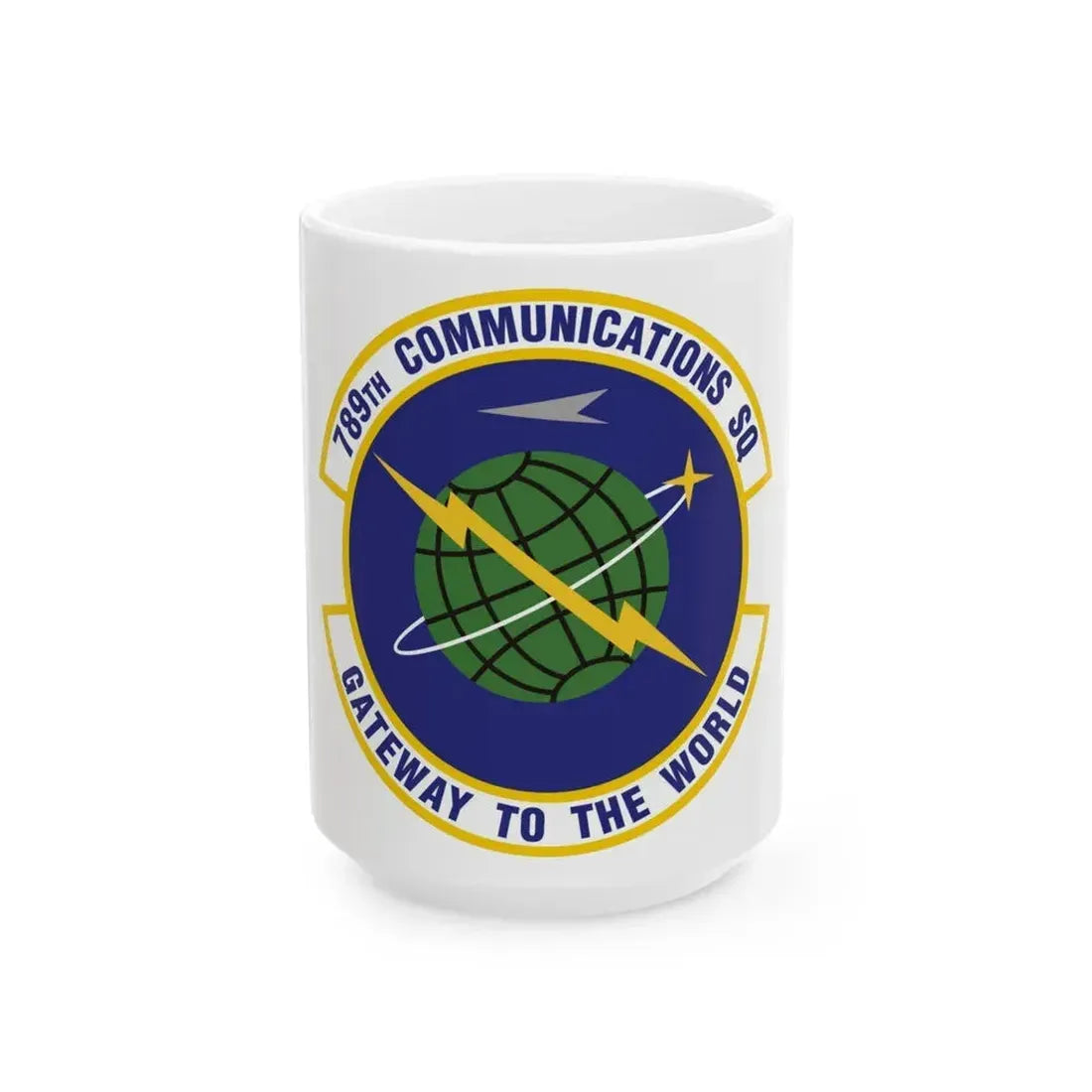 789th Communications Squadron (U.S. Air Force) White Coffee Mug 15oz - Go Mug Yourself