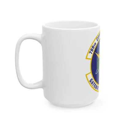 789th Communications Squadron (U.S. Air Force) White Coffee Mug - Go Mug Yourself