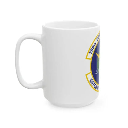 789th Communications Squadron (U.S. Air Force) White Coffee Mug - Go Mug Yourself